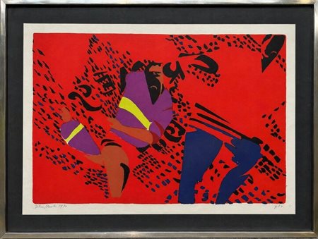 Titina Maselli (1924 - 2005) 
Senza titolo 1970
serigrafia 44 x 64 cm
