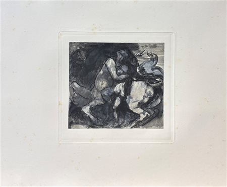 Auguste Rodin (1840 - 1917) 
Centaure et Enfant 1897
eliografia 43 x 31 cm