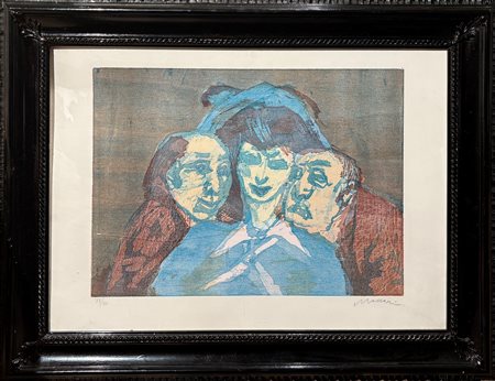 Mino Maccari (1898 - 1989) 
Senza titolo 
litografia 50 x 70 cm
