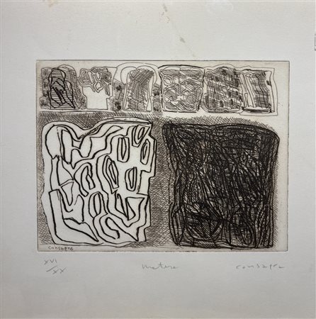 Pietro Consagra (1920 - 2005) 
Matera 
litografia 