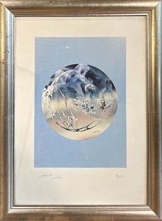 Antonio Cazzamali (1934 - ) 
Ercole e le cavalle di Diomede 1982
litografia 49 x 35 cm