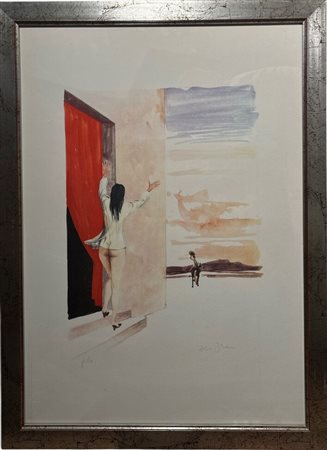 Aldo Pagliacci (1913 - 1991) 
Il ritorno 
serigrafia 70 x 50 cm