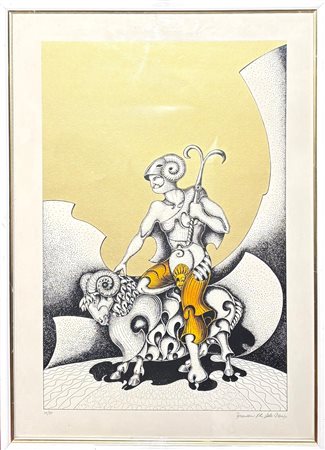 Francesco Paolo Delle Noci (1935 - ) 
Senza titolo 
litografia 70 x 50 cm