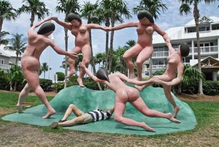 Dennis  Church (USA, 1949 - ) 
Sculpture after Matisse, Key West, Florida, 2008 
 Sheet Size 21 x 29,7 cm / Image size: 20 x 25 cm