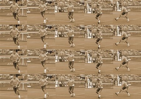 Clint  McDowell (Italia, 1975 - ) 
Rafael Nadal 
 Sheet Size 21 x 29,7 cm / Image size: 18,49 x 28 cm