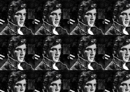 Clint  McDowell (Italia, 1975 - ) 
Elvis 
 Sheet Size 21 x 29,7 cm / Image size: 18,49 x 28 cm