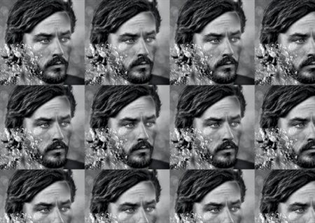 Clint  McDowell (Italia, 1975 - ) 
Alain Delon 
 Sheet Size 21 x 29,7 cm / Image size: 18,49 x 28 cm