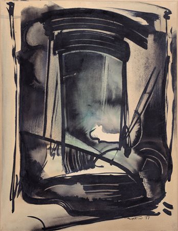 GIANNI BERTINI Pisa 31/07/1922 - Caen (Normandia) 08/07/2010 Emile ivre, 1956...