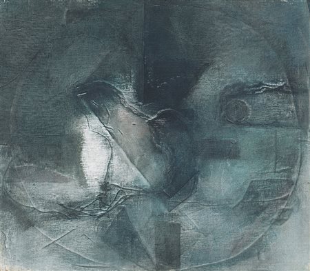 FELICE CANONICO Messina 1922 - 1997 Apparenza, 1962 olio e tecnica mista su...