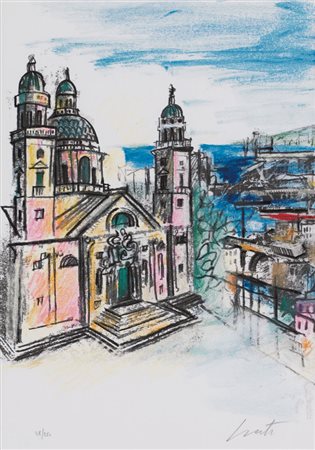 EMANUELE LUZZATI Genova 03/06/1921 - Genova 26/01/2007 Genova serigrafia su...