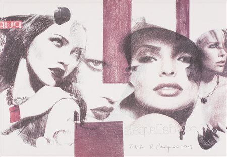 ROBERTO MALQUORI Castelfiorentino (Fi) 1929 Set, 2009 litografia di decollage...