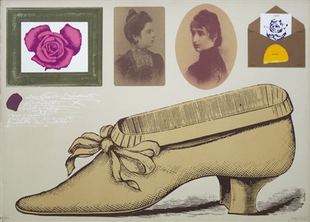 CONCETTO POZZATI Vo' Vecchio (Pd) 01/12/1935 Senza titolo serigrafia e...