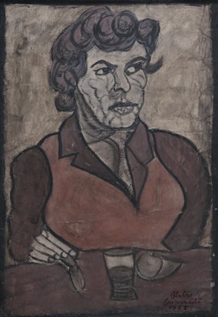 PIETRO GHIZZARDI Corte Pavesina (Mn) 20/07/1906 - Boretto (Re) 1986 Figura,...