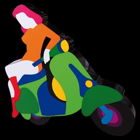 MARCO LODOLA Dorno (Pv) 04/04/1955 Vespa, 2011 perspex + neon (luminosa da...