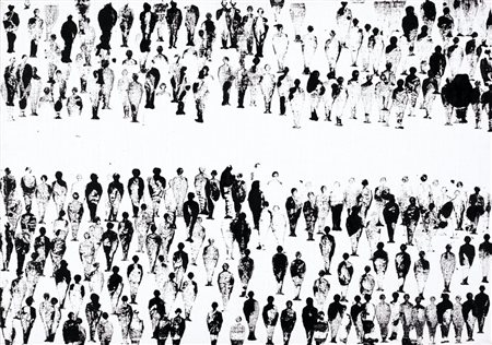 RENATO MAMBOR Roma 04/12/1936 Senza titolo, 1963 tecnica mista su tela cm....