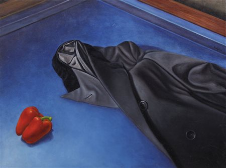 ENRICO BAFICO Borgo San Dalmazzo (CN) 26/09/1943 La visita, 1997 olio su tela...