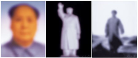 YAN HUANG Jilin 1966 Senza titolo, 2005 trittico di stampe lambde cm. 100x80...