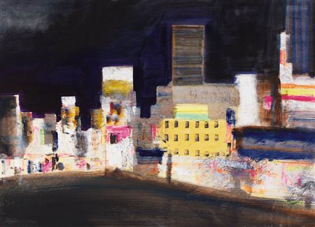 SALVATORE MAGAZZINI Pistoia 28/02/1955 New York olio su tavola cm. 50x70,...