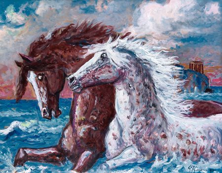 GIOVANFRANCESCO GONZAGA Milano 12/06/1921 - Milano 02/10/2007 I corsieri di...