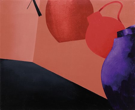 EMILIO TADINI Milano 1927 - Milano 24/09/2002 Natura morta, 1995 acrilici su...