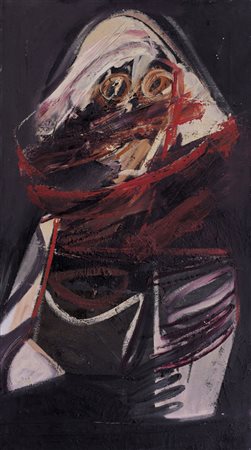 PIERO RUGGERI Torino 27/04/1930 - 14/05/2009 Senza titolo, 1967 olio su tela...