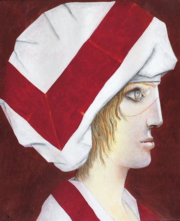 ARTURO CARMASSI Lucca 02/07/1925 Jorge, 1973 olio su tela cm. 73x60, sigla in...