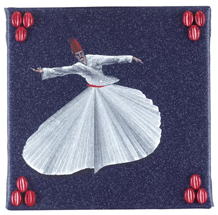 ALDO MONDINO Torino 04/10/1938 - 10/03/2005 Senza titolo olio e applicazioni...