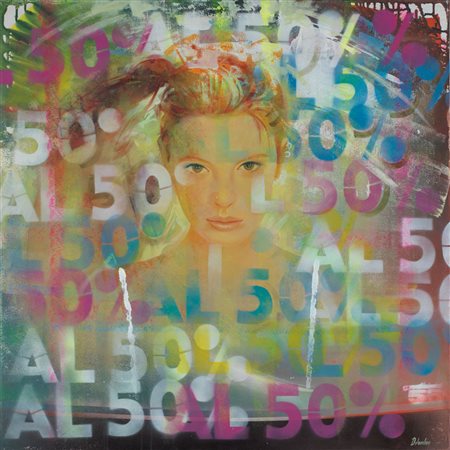 MAURIZIO DELVECCHIO Basilea (Svizzera) 22/05/1962 Oggi al 50%, 2004 olio e...