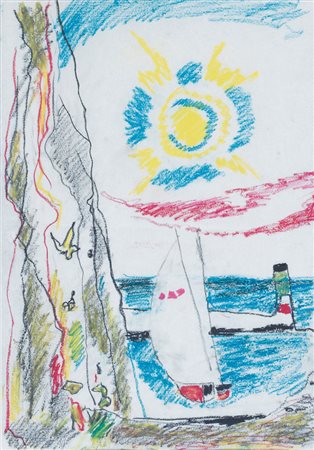 ENRICO PAULUCCI Genova 03/10/1901 - Torino 22/08/1999 Barca a vela e...