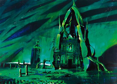 MARIO VESPASIANI San Benedetto del Tronto (AP) 02/07/1978 Senza titolo olio e...