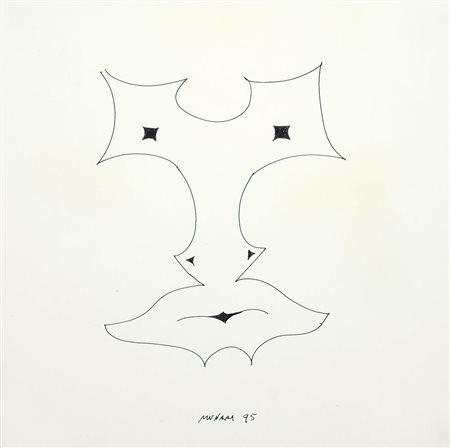 BRUNO MUNARI Milano 1907 - Milano 30/09/1998 Presenza degli antenati, 1995...