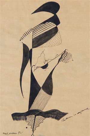 MAX MARRA Paola 28/07/1950 Struttura in migrazione, 1992 china su carta da...