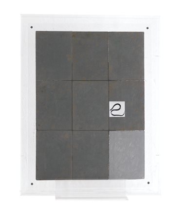 JAMES BROWN Los Angeles 1951 Snakes Without Mat, 1993 collage e pittura su...