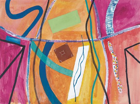 IGNAZIO MONCADA Palermo 04/06/1932 La ceramica a Nabeul, 2002 tecnica mista...