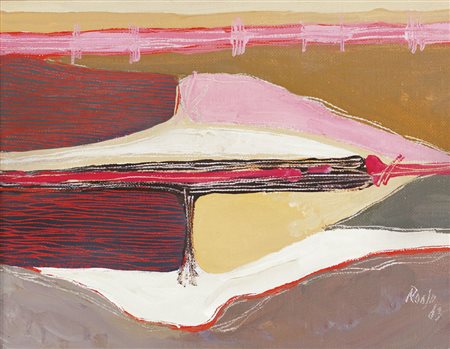 MAURIZIO ROASIO Vercelli 1946 Colori dell'infinito, 1983 tecnica mista su...