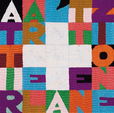 ALIGHIERO BOETTI Torino 1940 - Roma 24/04/1994 Attirare l'attenzione, (1988)...