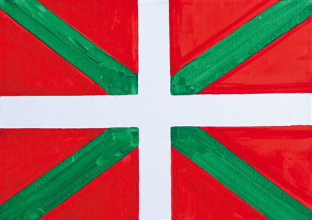 MARCO NERI Forlì 1968 Paesi baschi, 2000 acrilici su tela cm. 35x50, firma,...