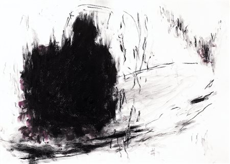 ARCANGELO Avellino 15/09/1956 Ritratto dietro al monte nero, 1986 tecnica...