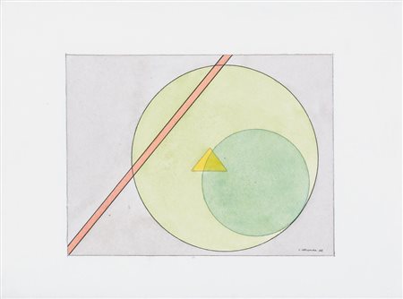 LUIGI VERONESI Milano 28/05/1908 - Milano 25/02/1998 Senza titolo, 1982...