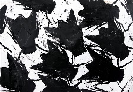 SERGIO RAGALZI Torino 1951 Insetti, 1989 olio su tela cm. 70x100, firma,...