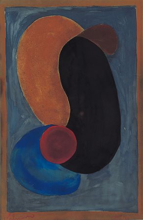 ALBINO GALVANO Torino 16/12/1907 - Torino 1991 Senza titolo, 1953 tecnica...