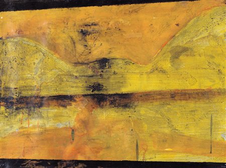 GIOVANNI FRANGI Milano 12/05/1959 Mikonos, 2002 tecnica mista su carta cm....