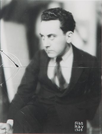 RAY MAN Philadelphia 1890 - Parigi 1976 Autoritratto, 1924 intervento...