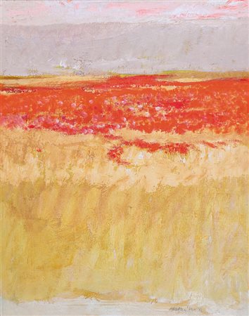 NATALE ADDAMIANO Bitetto 1943 Estate, 1984 olio su tela cm. 50x40, firma e...