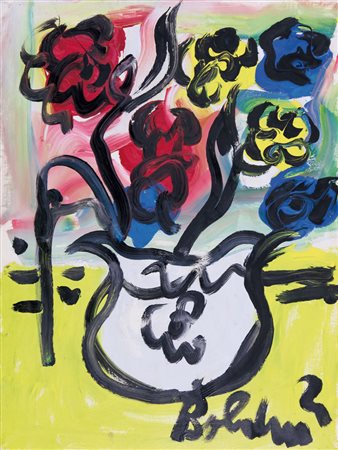 GUSTAVO BOLDRINI Venezia 1925 - 1988 Senza titolo olio su tela cm. 80x60,...