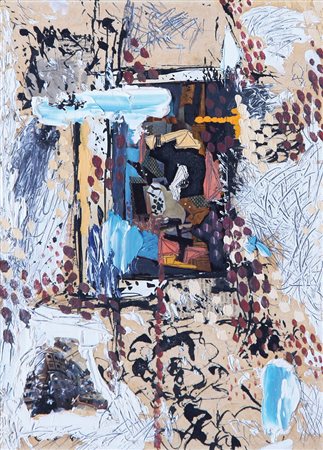 PIETRO BISIO Casei Gerola 28/03/1932 Arte esistenzoale, 1982 tecnica mista su...