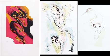 AUTORI VARI REMO BRINDISI Pastorale litografia su carta cm. 100x70, esemplare...