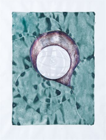 DOMENICO BIANCHI Anagni 1955 Senza titolo tecnica mista e collage su carta...