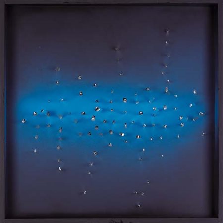 FRANCO COSTALONGA Venezia 1933 Riflex, 1996 luci riflex e acrilici su faesite...