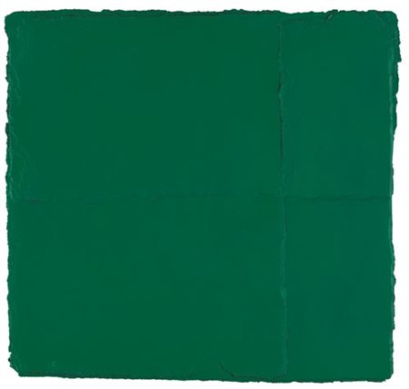 ARMANDO MARROCCO Galatina 08/02/1939 Intreccio, amplesso verde, 1966 pigmento...